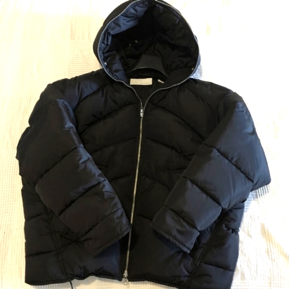 New cp company full zip hood quilted down puffer jacket